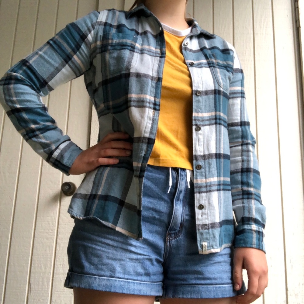 Blue  Woolrich Pemberton Flannel
